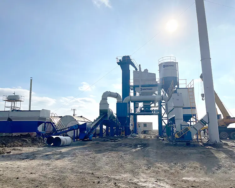ALQ80 Batch Type Asphalt Plant in Kazakhstan