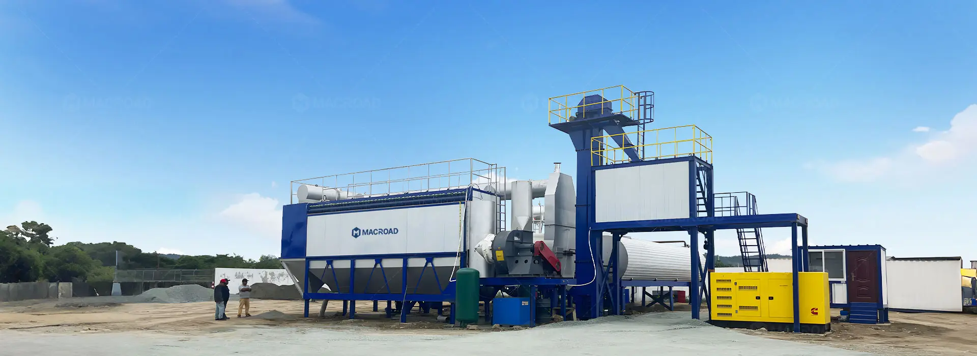 mobile asphalt drum mixing plant