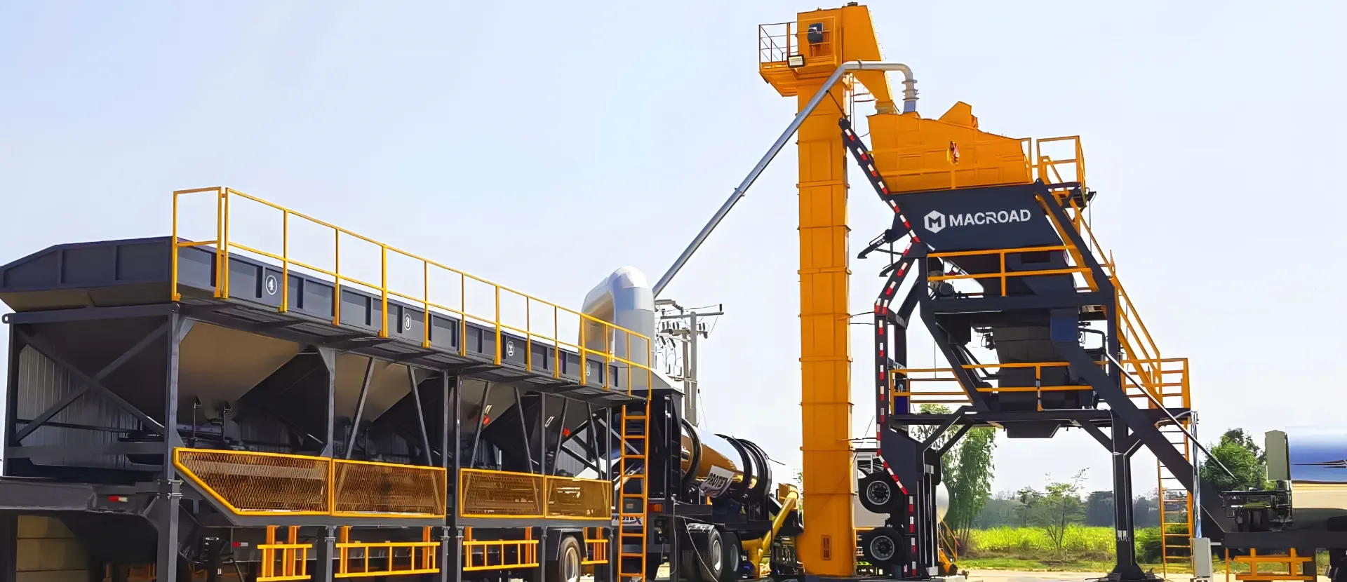 ALYQ90 asphalt mixing plant for road construction