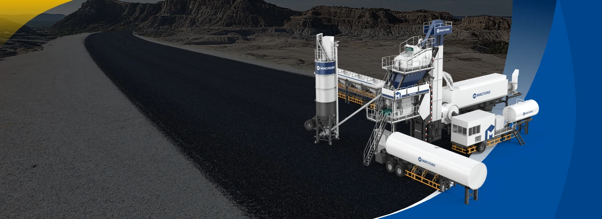 ALYQ90 mobile asphalt mixing plant