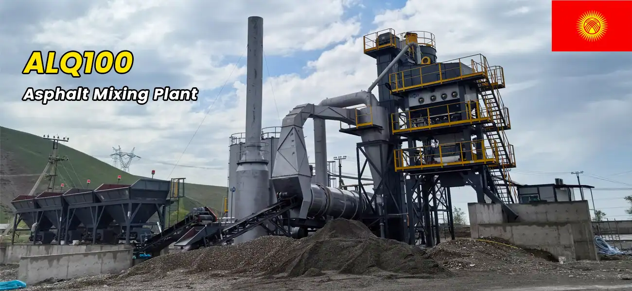 ALQ100-Asphalt-Mixing-Plant-In-Kyrgyzstan