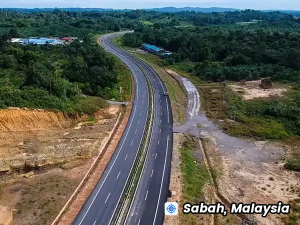 Asphalt-Road-Sabah,-Malaysia