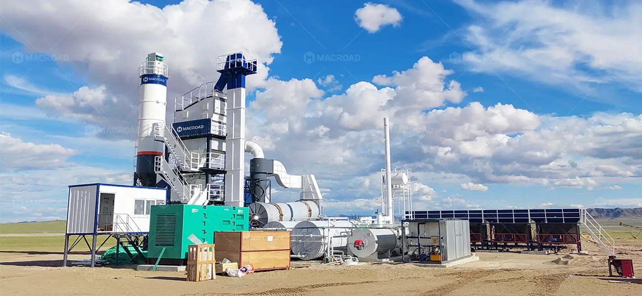 Macroad-ALQ80-Asphalt-Batching-Plant-in-Mongolia