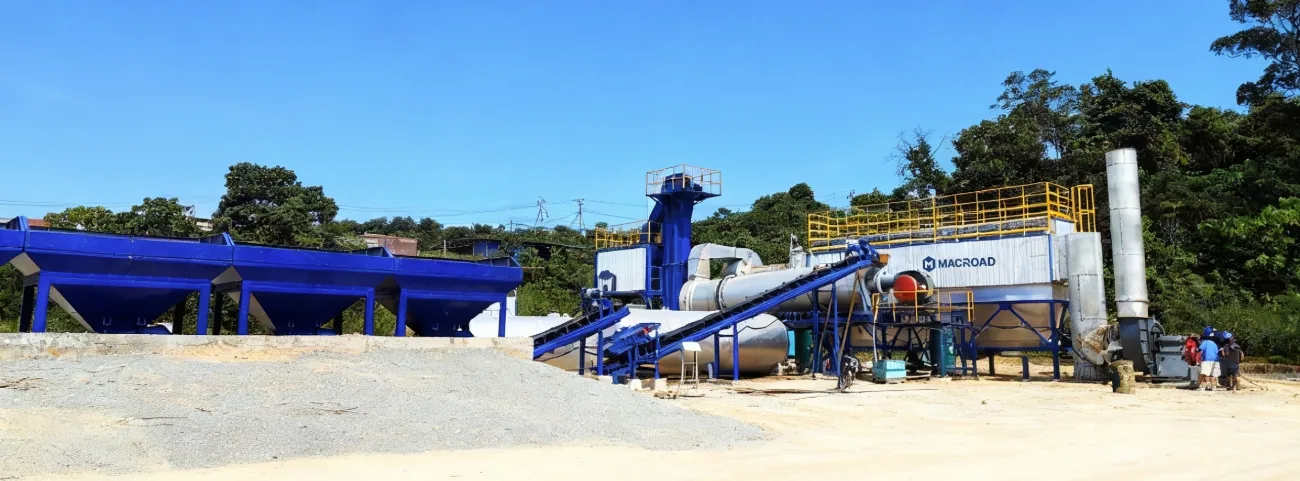 ALT120TPH asphalt mixing plant in Malaysia