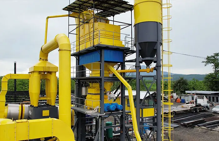 Mixing-and-screening-system