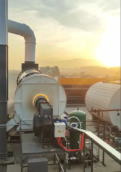 Asphalt-plant-drying-drum-combustion-process