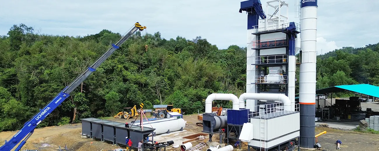 MACROAD-ALQ120-stationary-asphalt-mixing-plant-driving-infrastructure-growth-in-Sabah