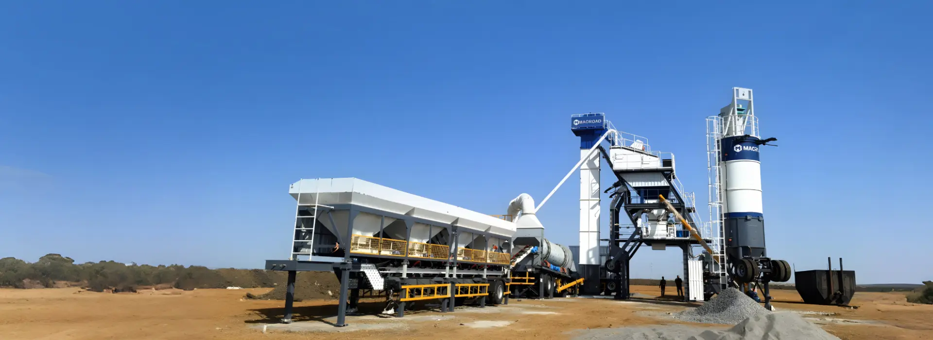 Macroad mobile asphalt mixing plant for sale