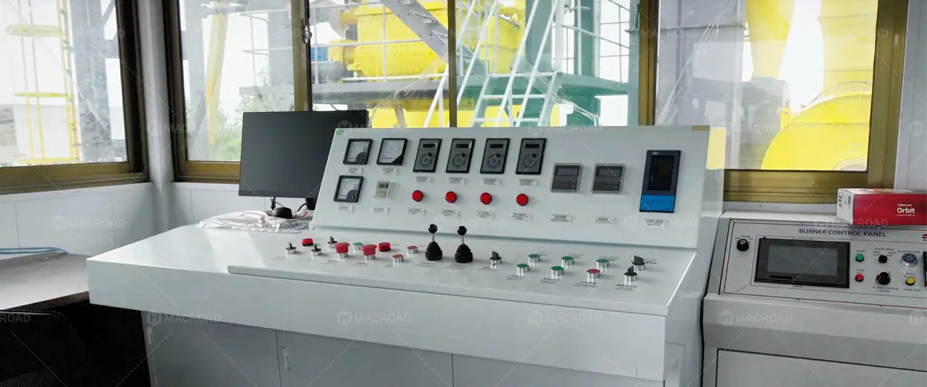 PLC fully automatic asphalt plant control system
